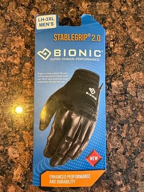 Bionica StableGrip 2.0 Men’s Leather Gloves - Black